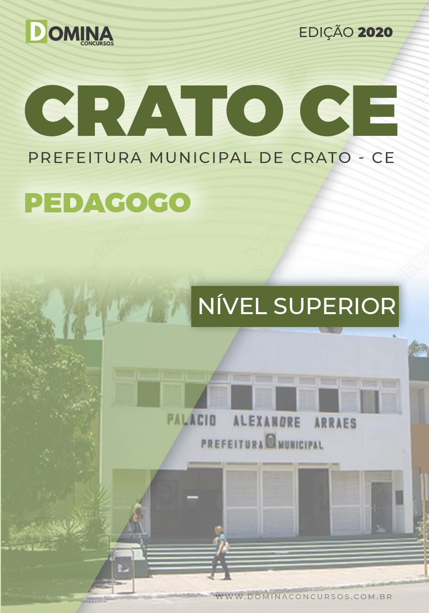 Apostila Concurso Público Pref Crato CE 2020 Pedagogo