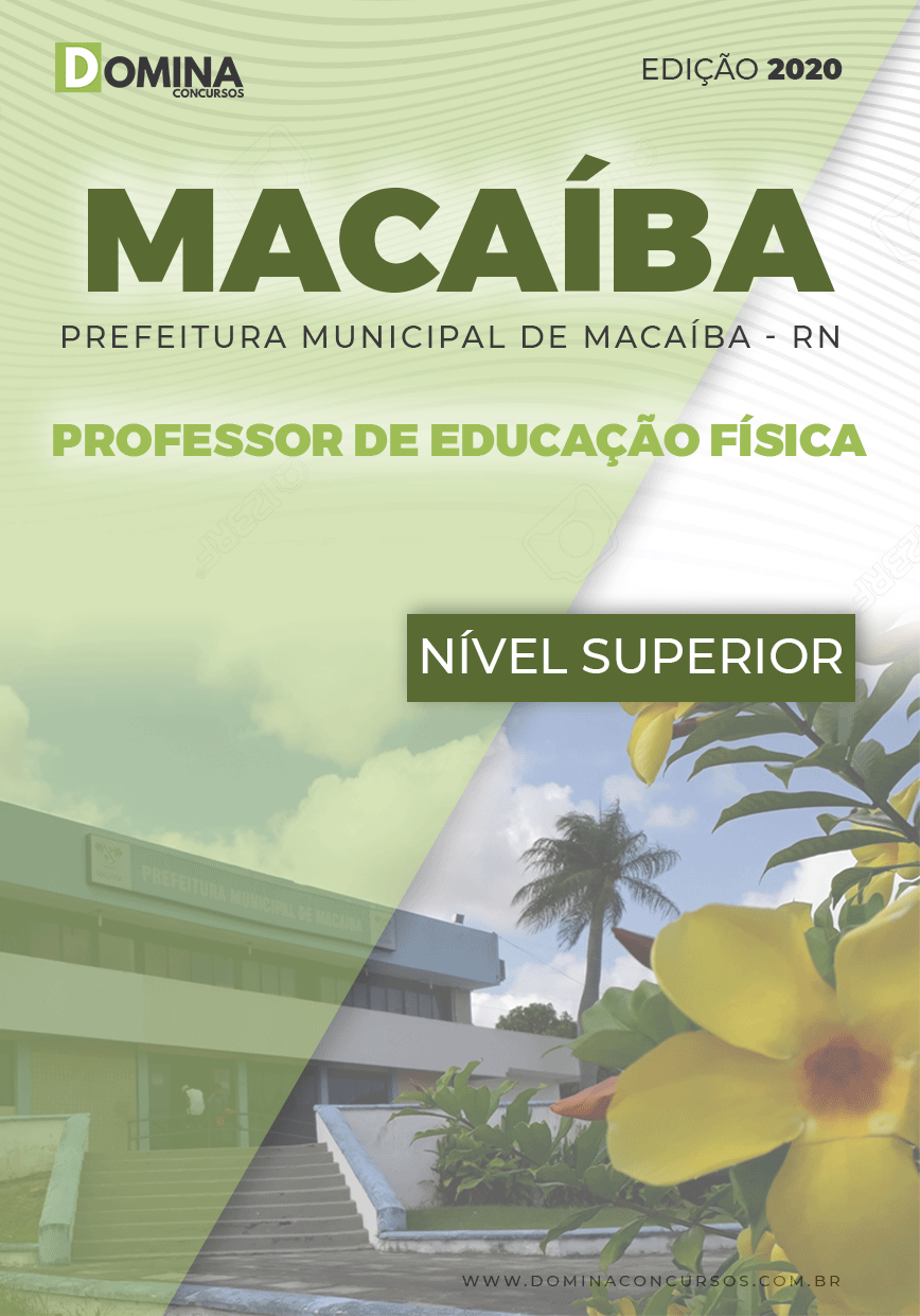 Apostila Pref Macaíba RN 2020 Professor de Educação Física