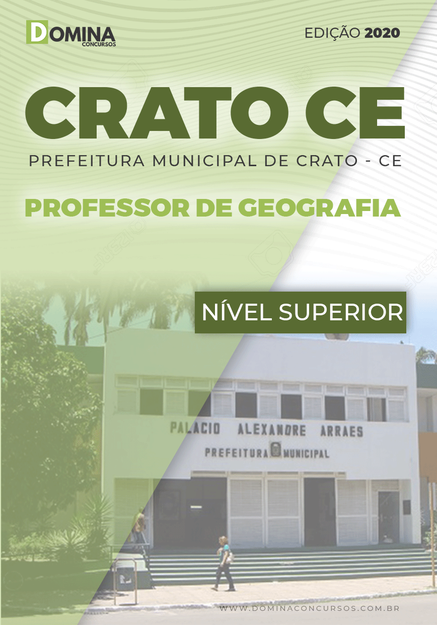 Apostila Pref Crato CE 2020 Professor de Geografia