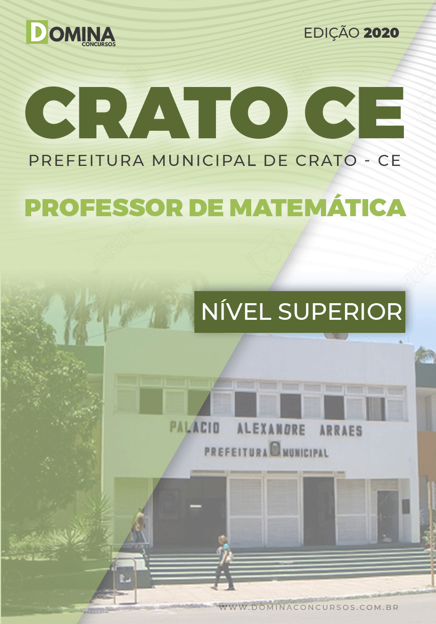 Apostila Concurso Pref Crato CE 2020 Professor de Matemática