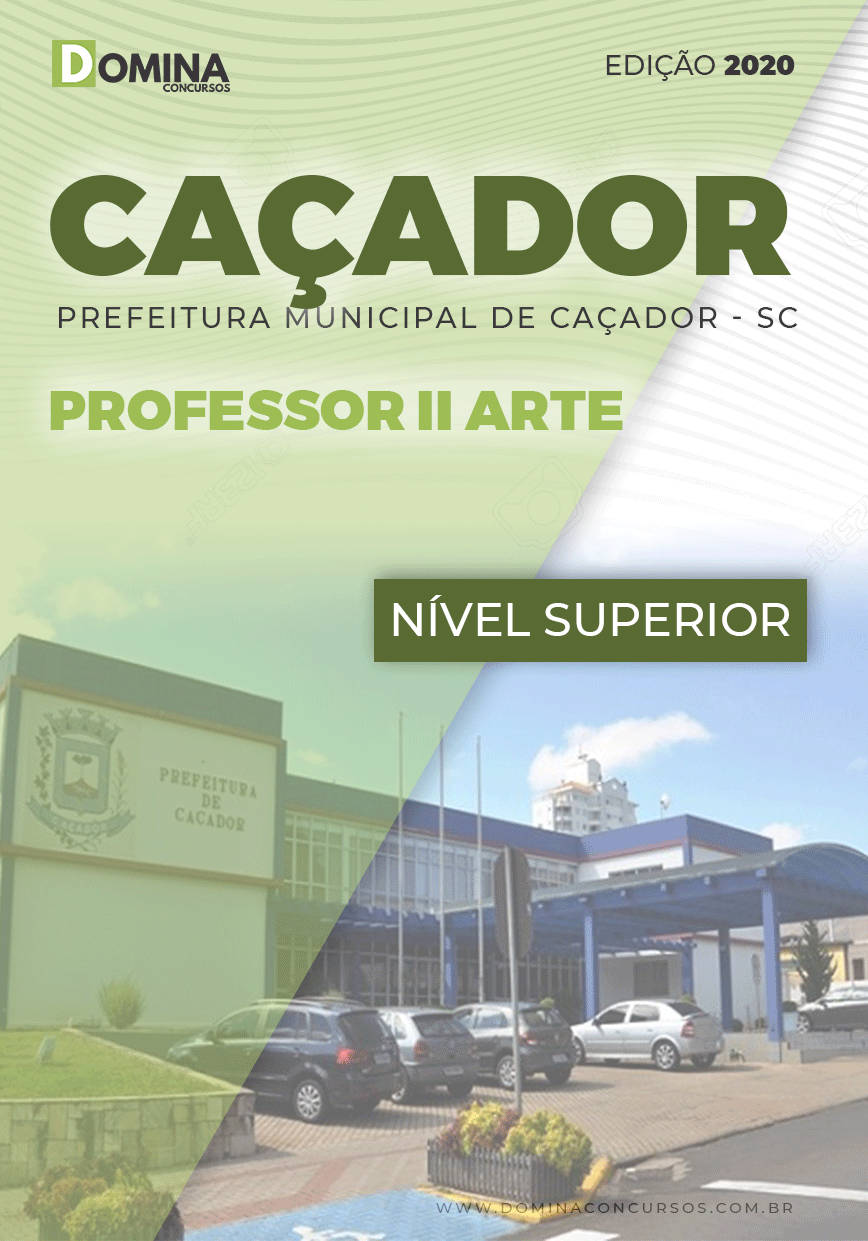 Apostila Pref Caçador SC 2020 Professor Fundamental II Arte