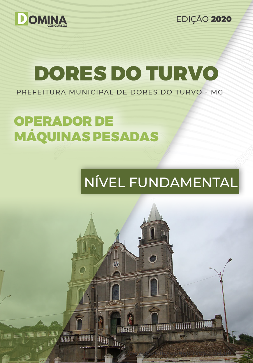 Apostila Dores do Turvo MG 2020 Operador de Máquinas Pesadas