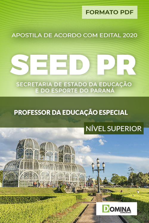 Apostila SEED PR 2020 Professor da Educação Especial