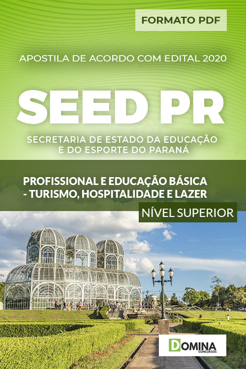 SEED PR 2020 Turismo Hospitalidade e Lazer