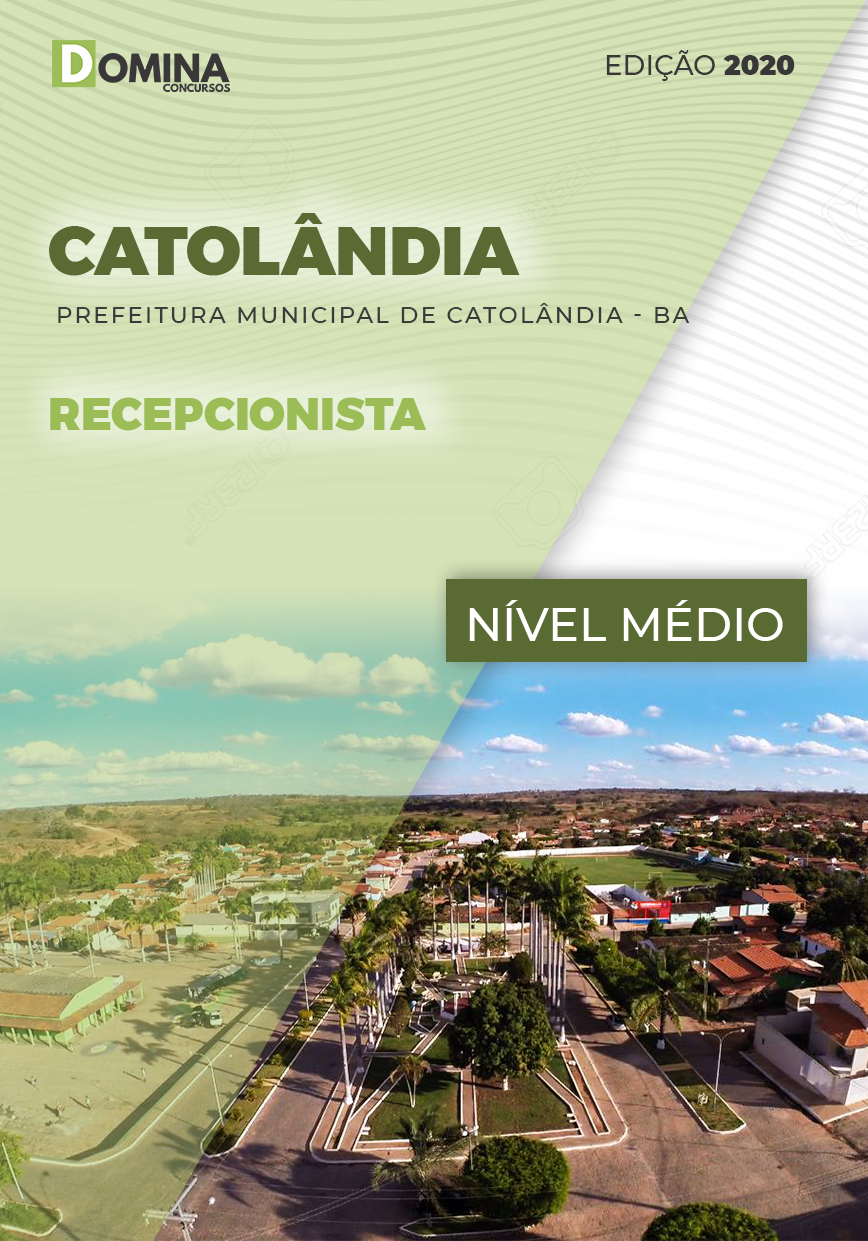 Apostila Concurso Catolândia BA 2020 Recepcionista