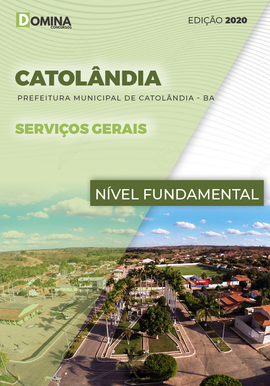 Apostila Concurso Catolândia BA 2020 Serviços Gerais