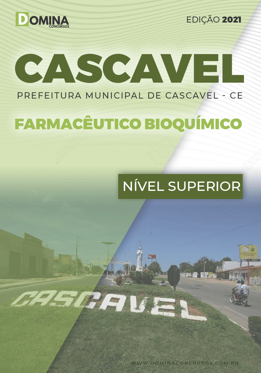 Apostila Pref Cascavel CE 2021 Farmacêutico Bioquímico