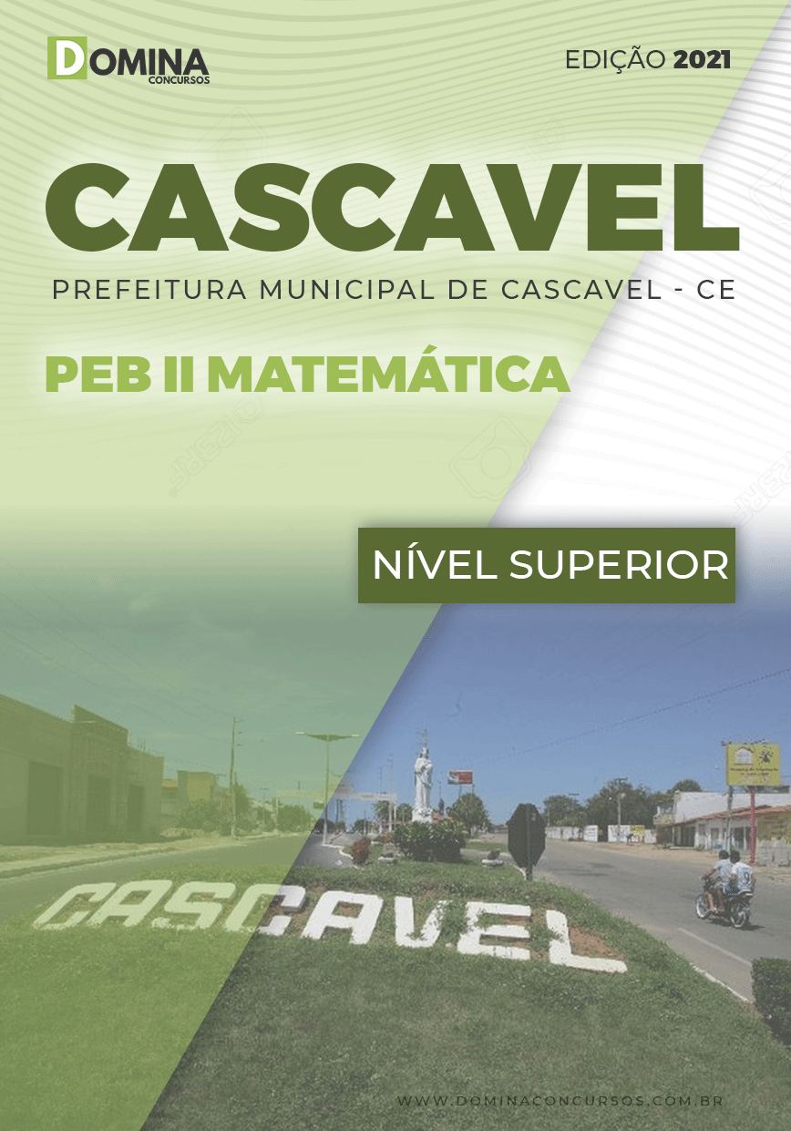 Apostila Concurso Pref Cascavel CE 2021 PEB II Matemática