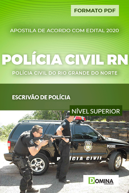 Apostila Concurso PC RN 2021 Escrivão de Polícia Civil Substituto