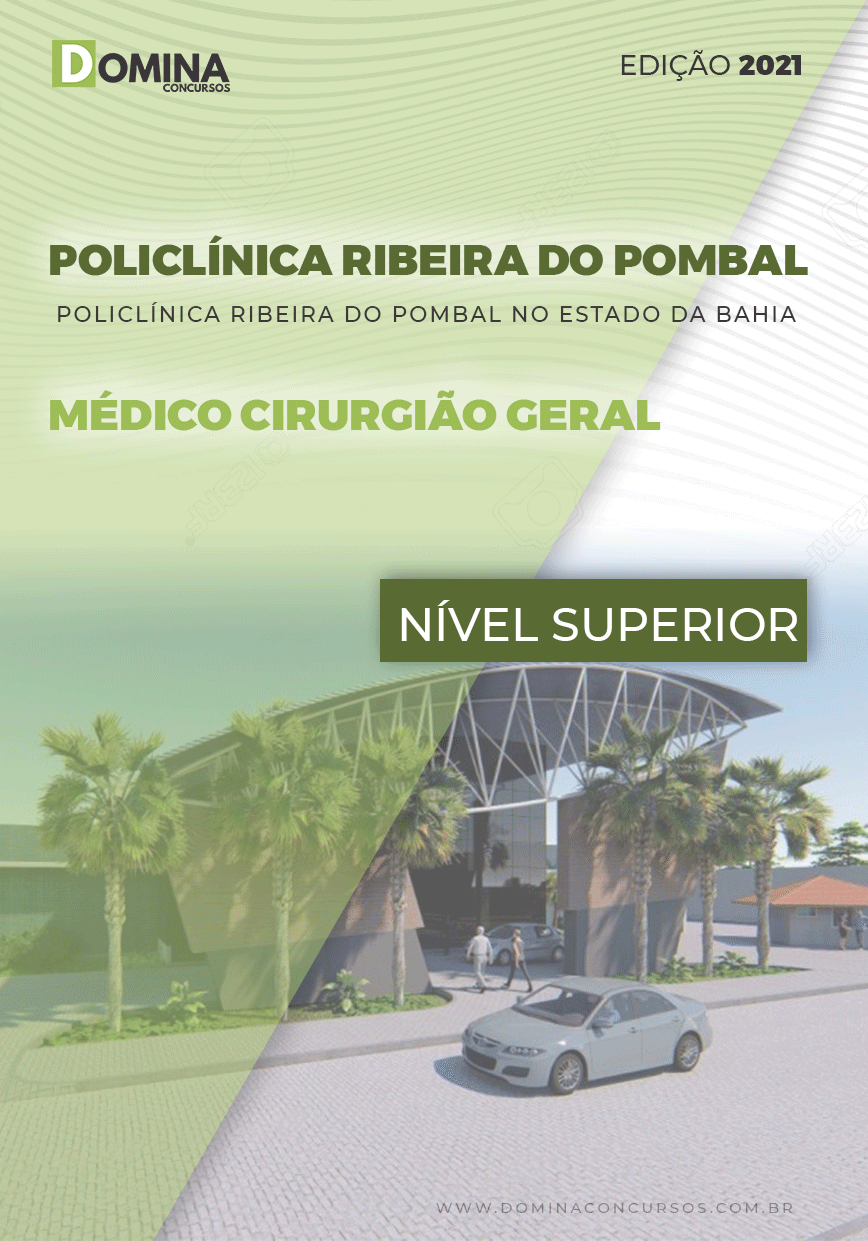 Apostila Policlínica Ribeira Pombal BA 2021 Médico Cirurgião Geral