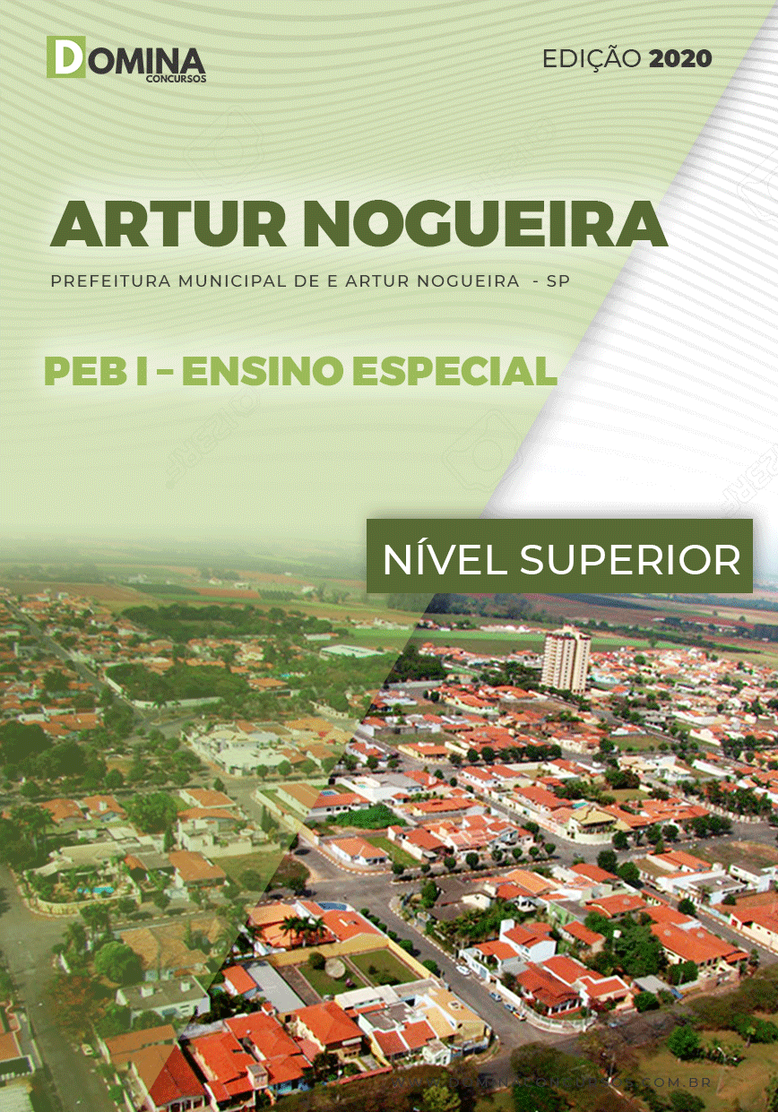 Apostila Pref Artur Nogueira SP 2021 PEB I Ensino Especial