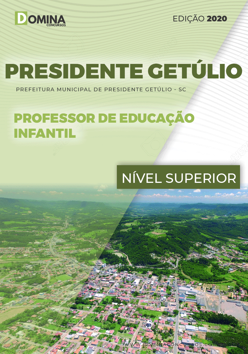 Apostila Pref Presidente Getúlio SC 2021 Prof Educação Infantil