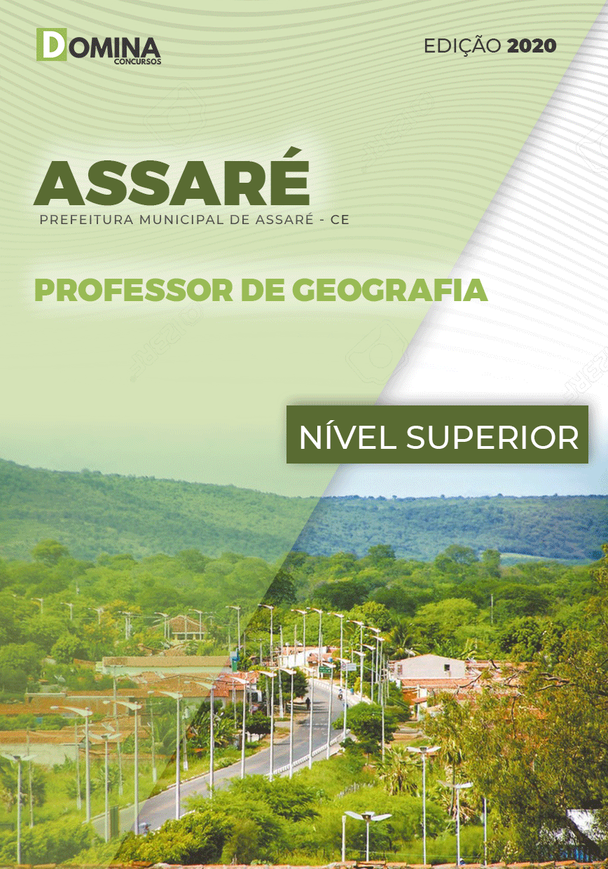 Apostila Concurso Pref Assaré CE 2021 Professor de Geografia