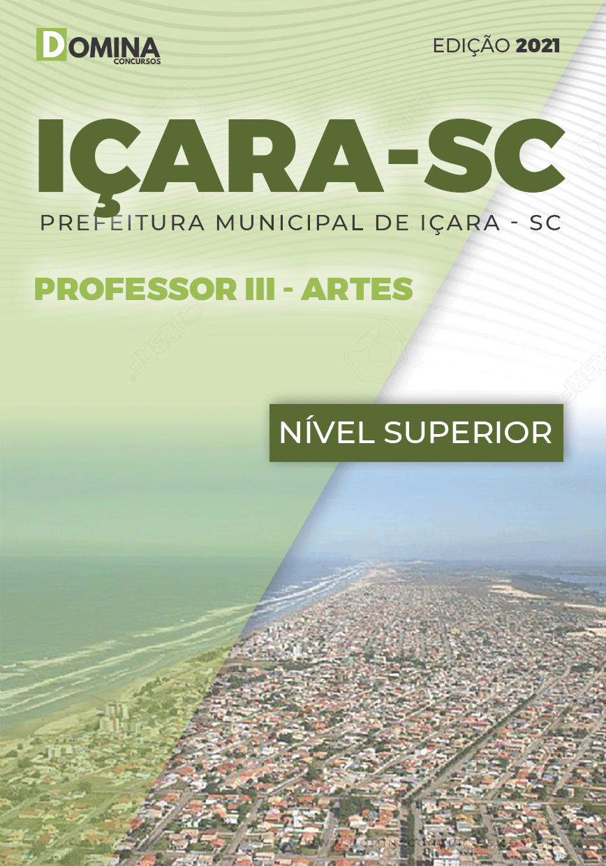 Apostila Seletivo Pref Içara SC 2021 Professor III Artes