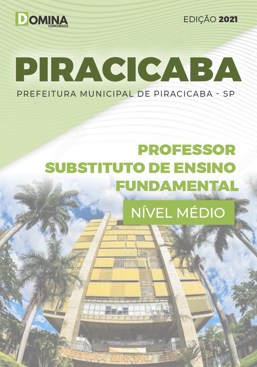 Apostila Pref Piracicaba SP 2021 Prof Substituto Fundamental