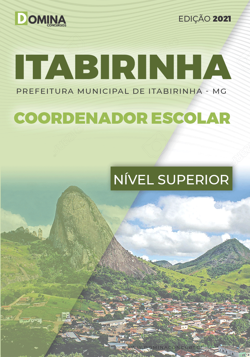 Apostila Concurso Pref Itabirinha MG 2021 Coordenador Escolar