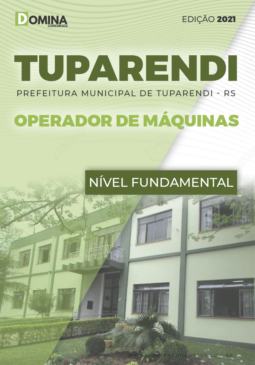 Apostila Concurso Pref Tuparendi RS 2021 Operador de Máquinas