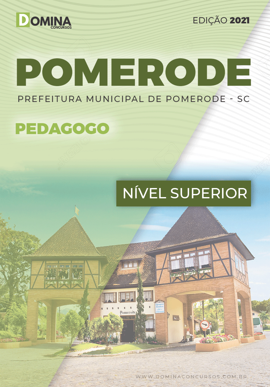 Apostila Concurso Pref Pomerode SC 2021 Pedagogo