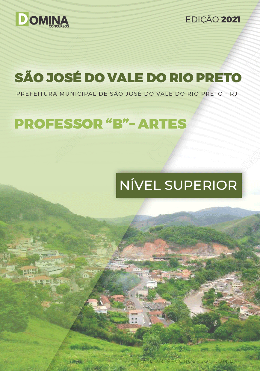 Apostila Pref São José Vale Rio Preto RJ 2021 Professor B Artes