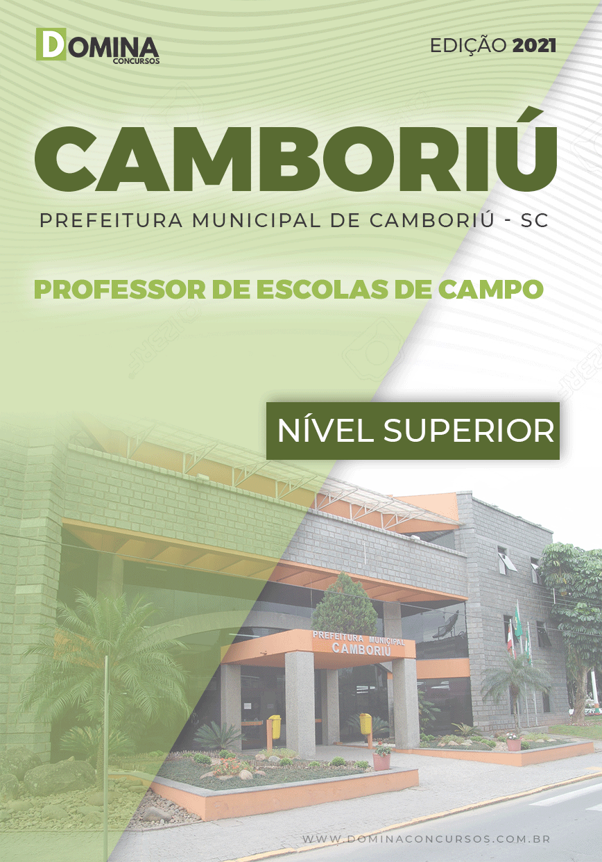 Apostila Pref Camboriú SC 2021 Professor de Escolas de Campo