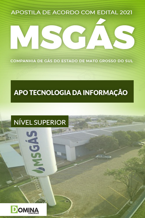Apostila Concurso MSGás 2021 APO Tecnologia da Informação