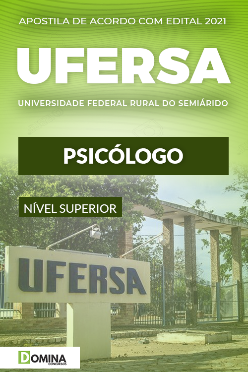 Apostila Concurso Público UFERSA 2021 Psicólogo