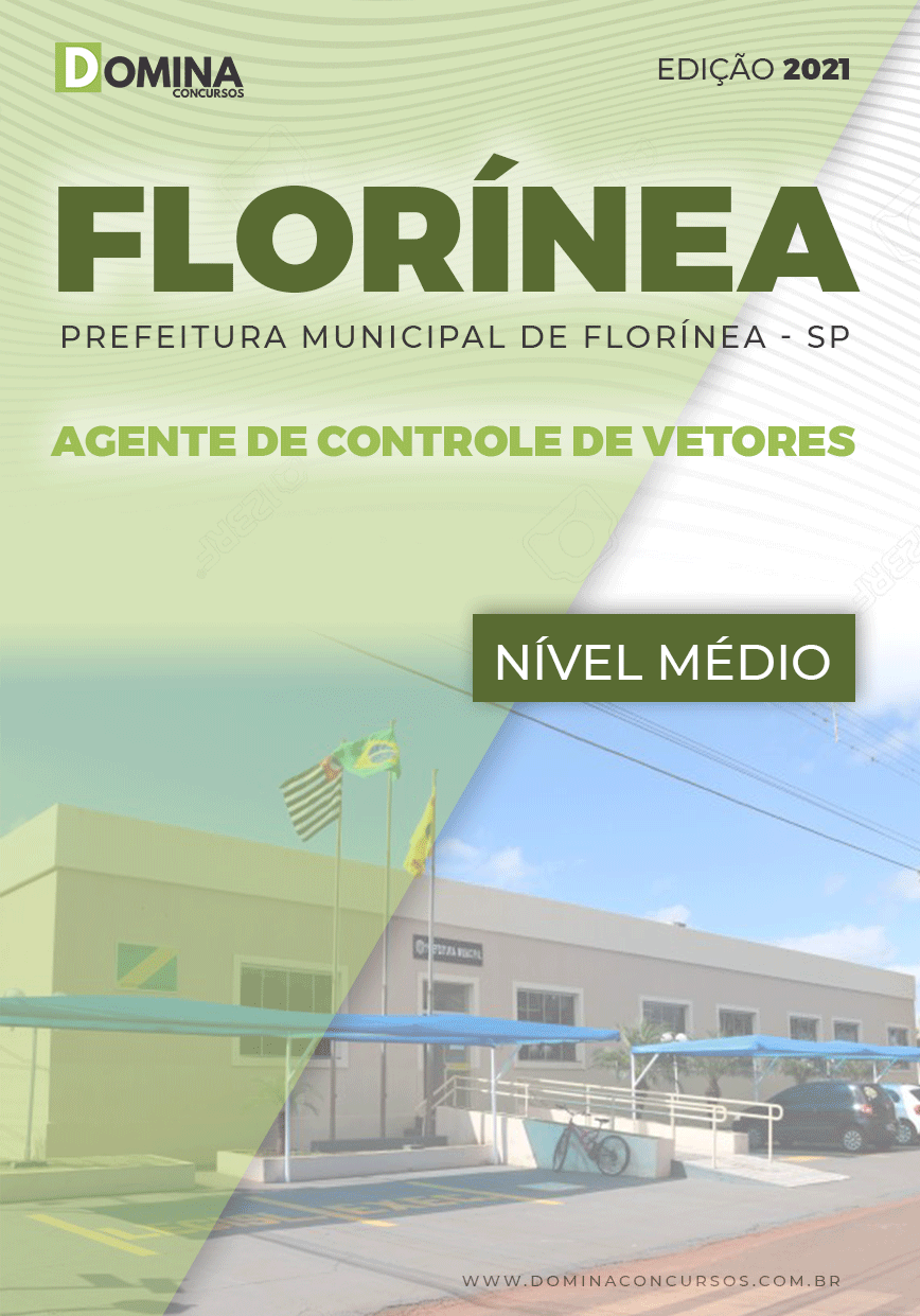 Apostila Pref Florínea SP 2021 Agente Controle de Vetores