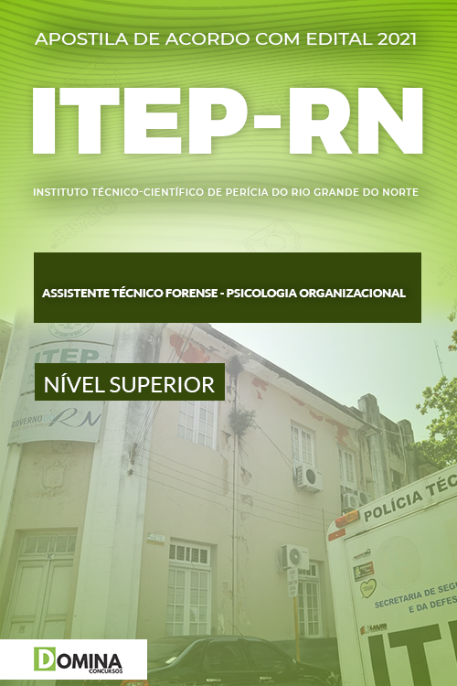 Apostila ITEP RN 2021 Assistente Psicologia Organizacional