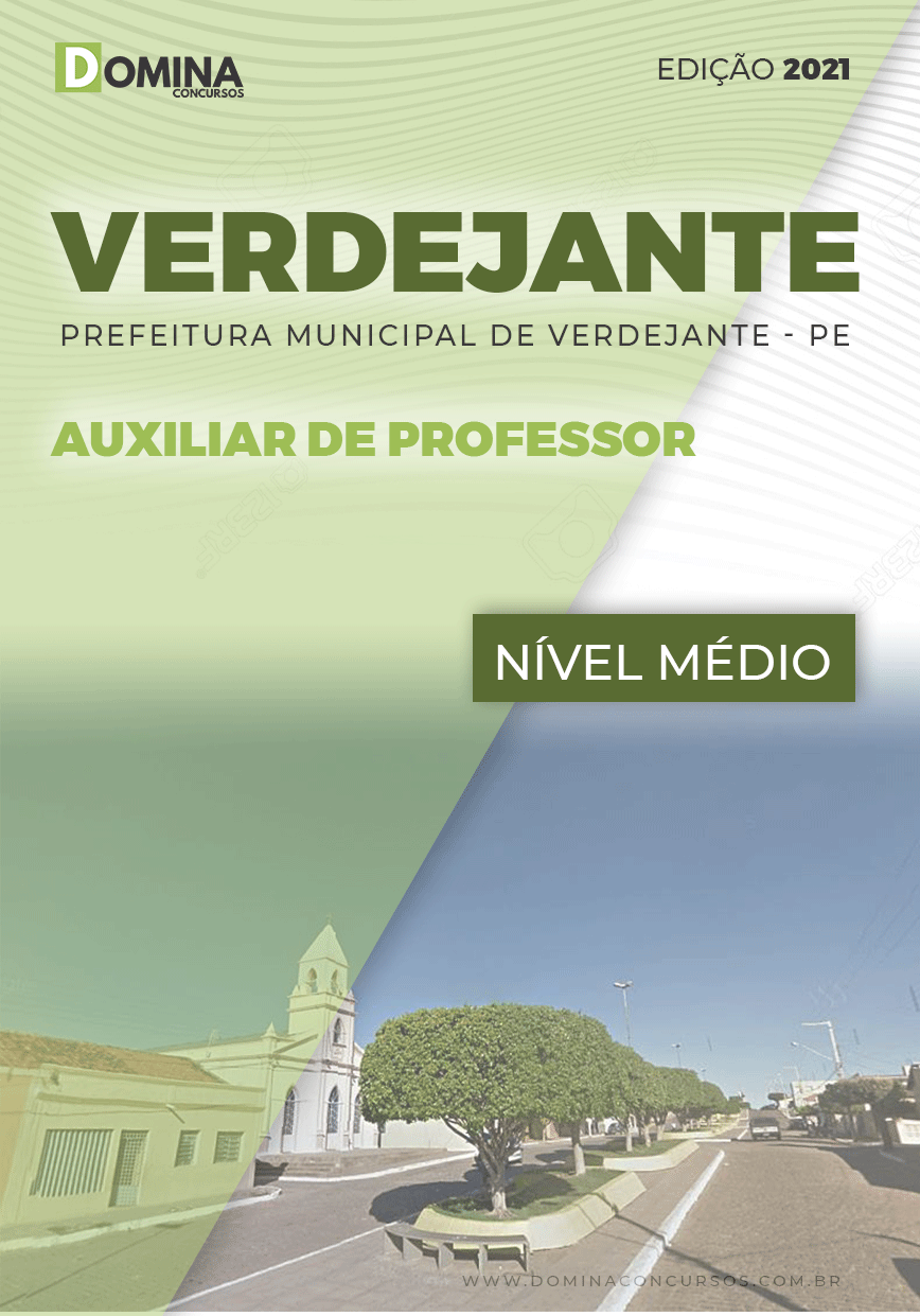 Apostila Concurso Verdejante PE 2020 Auxiliar de Professor