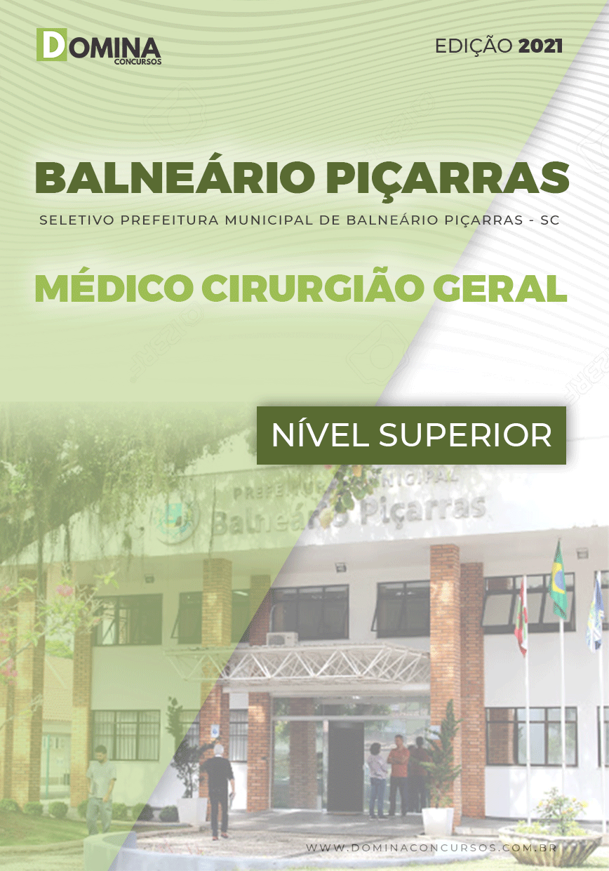 Apostila Pref Balneário Piçarras SC 2021 Médico Cirurgião Geral