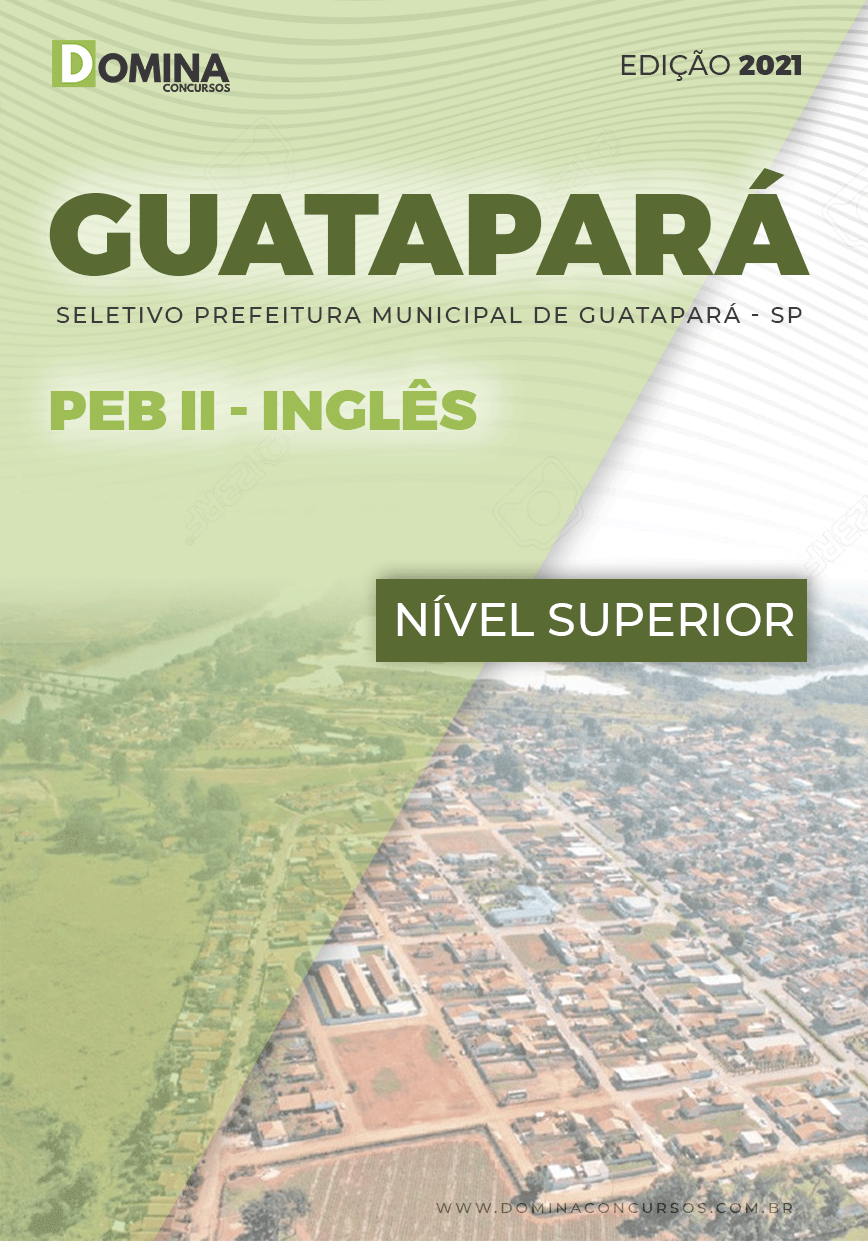 Apostila Seletivo Guatapará SP 2021 PEB II Inglês