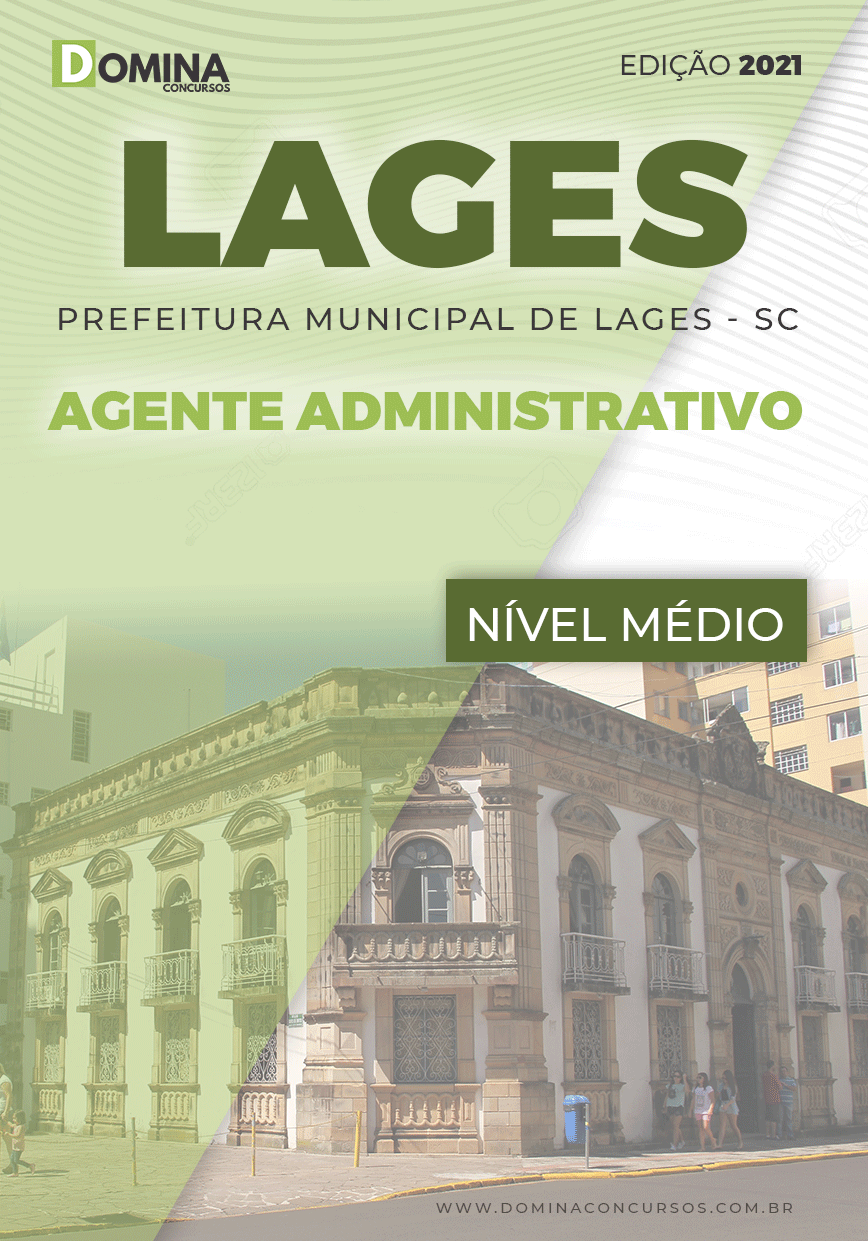 Apostila Seletivo Pref Lages SC 2021 Agente Administrativo