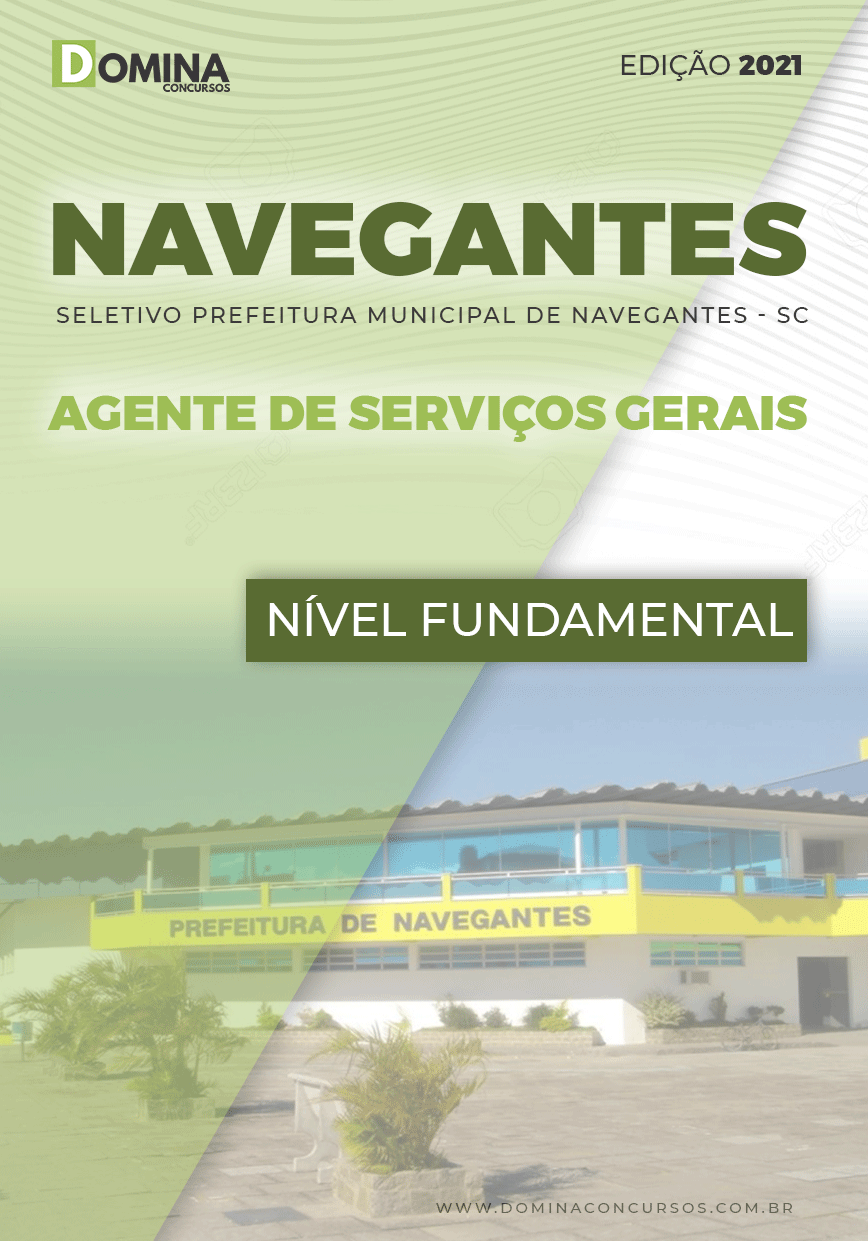 Apostila Pref Navegantes SC 2021 Agente de Serviços Gerais