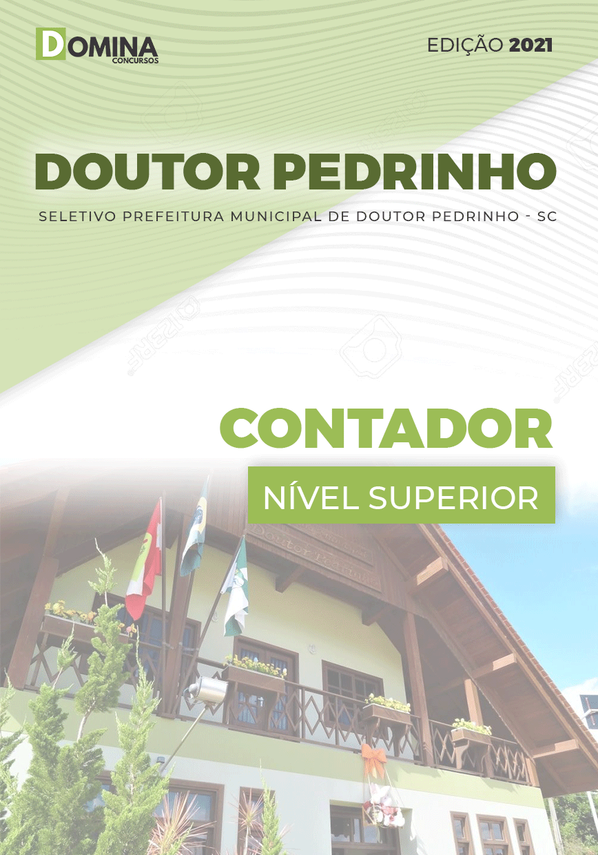 Apostila Seletivo Pref Doutor Pedrinho SC 2021 Contador