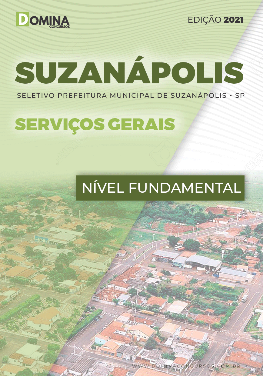 Apostila Seletivo Pref Suzanápolis SP 2021 Serviços Gerais