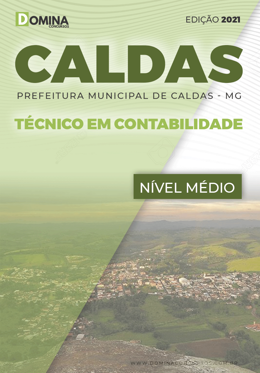 Apostila Pref Caldas MG 2021 Técnico em Contabilidade