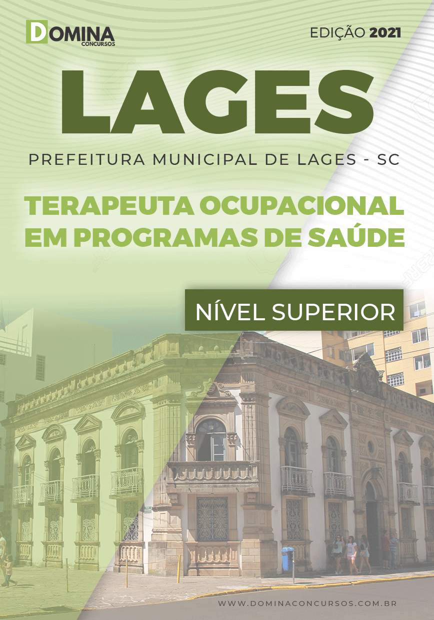 Apostila Pref Lages SC 2021 Terapeuta Ocupacional Programas Saúde