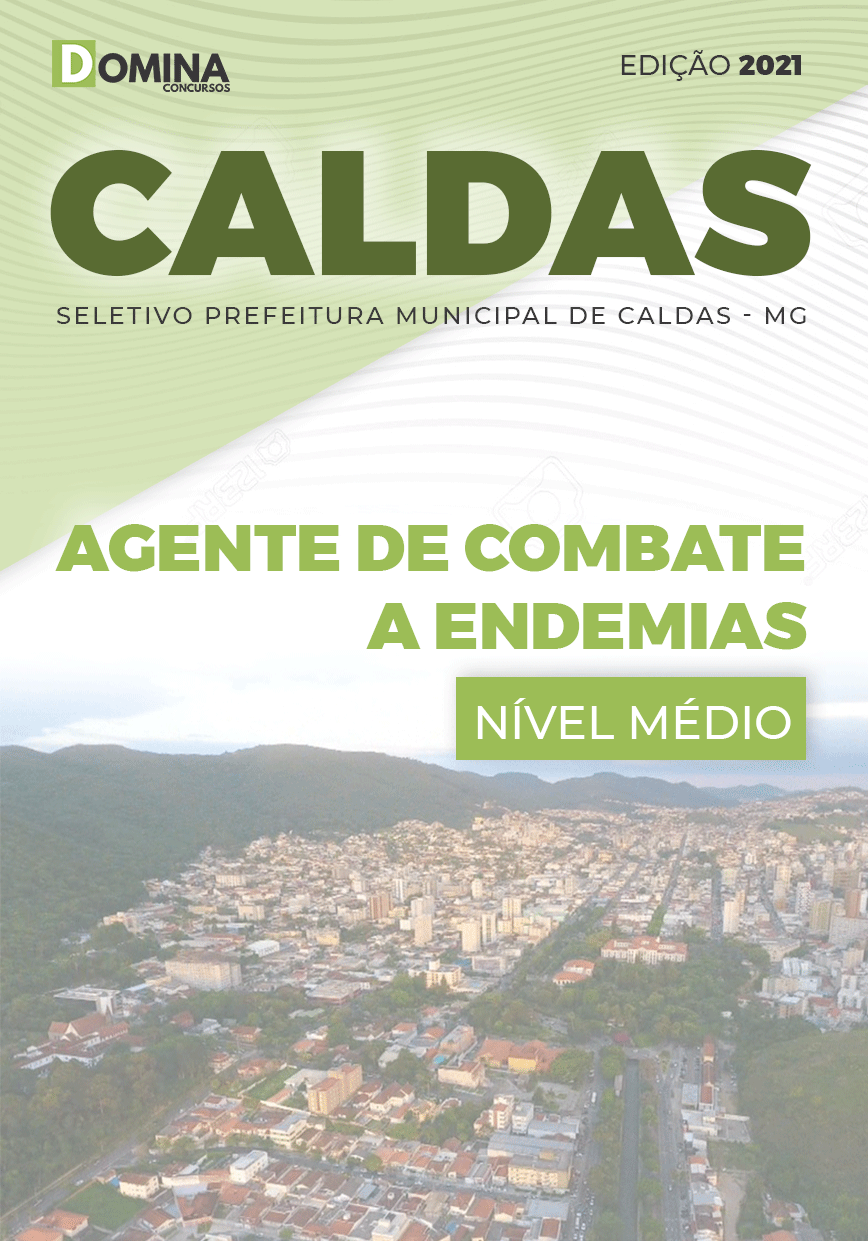 Apostila Seletivo Pref Caldas MG 2021 Agente Combate a Endemias