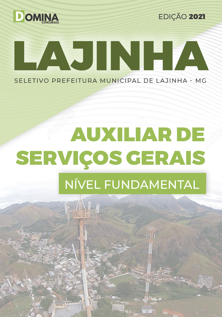 Apostila Seletivo Pref Lajinha MG 2021 Auxiliar de Serviços Gerais