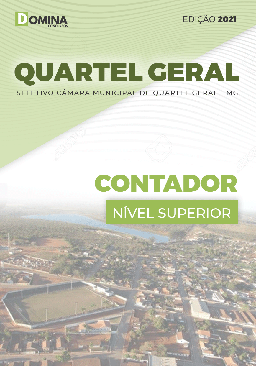 Apostila Seletivo Câmara Quartel Geral MG 2021 Contador