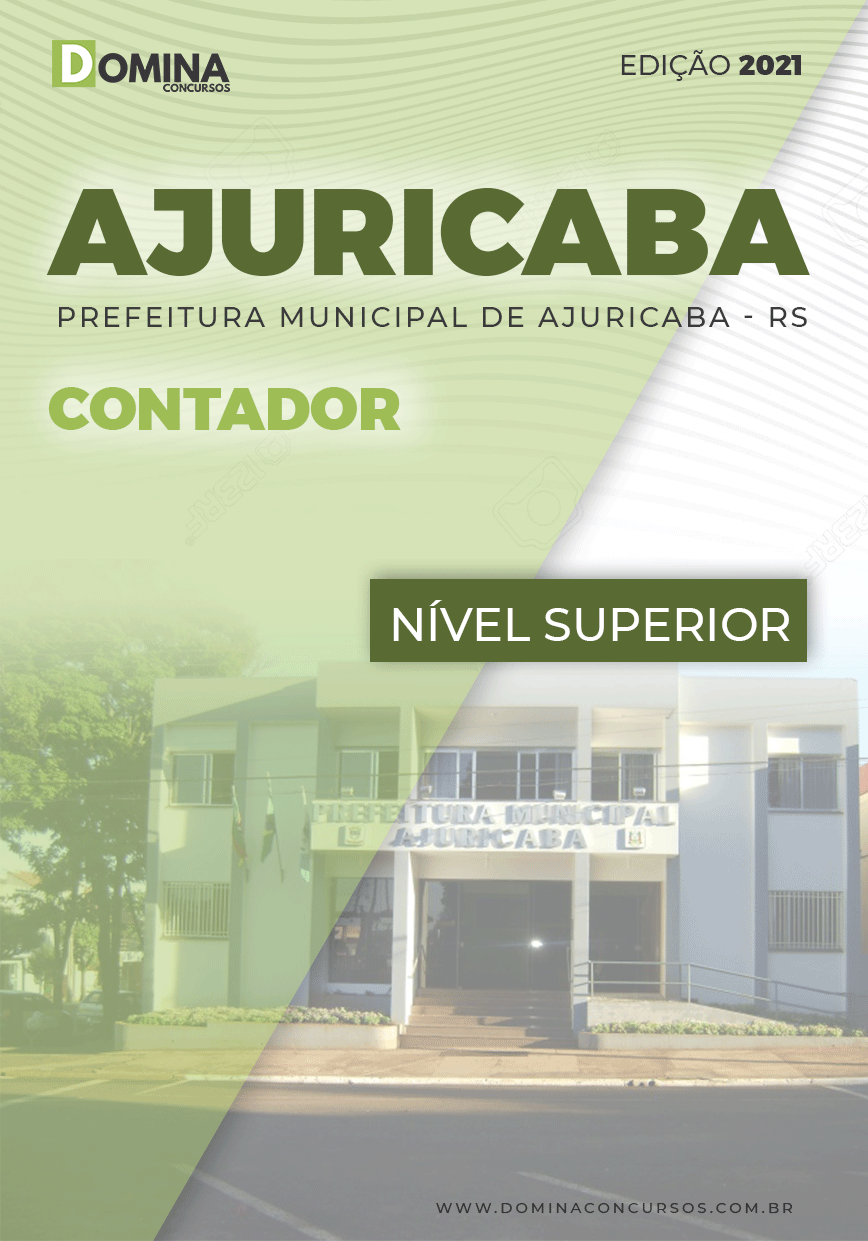 Apostila Concurso Público Pref Ajuricaba RS 2021 Contador