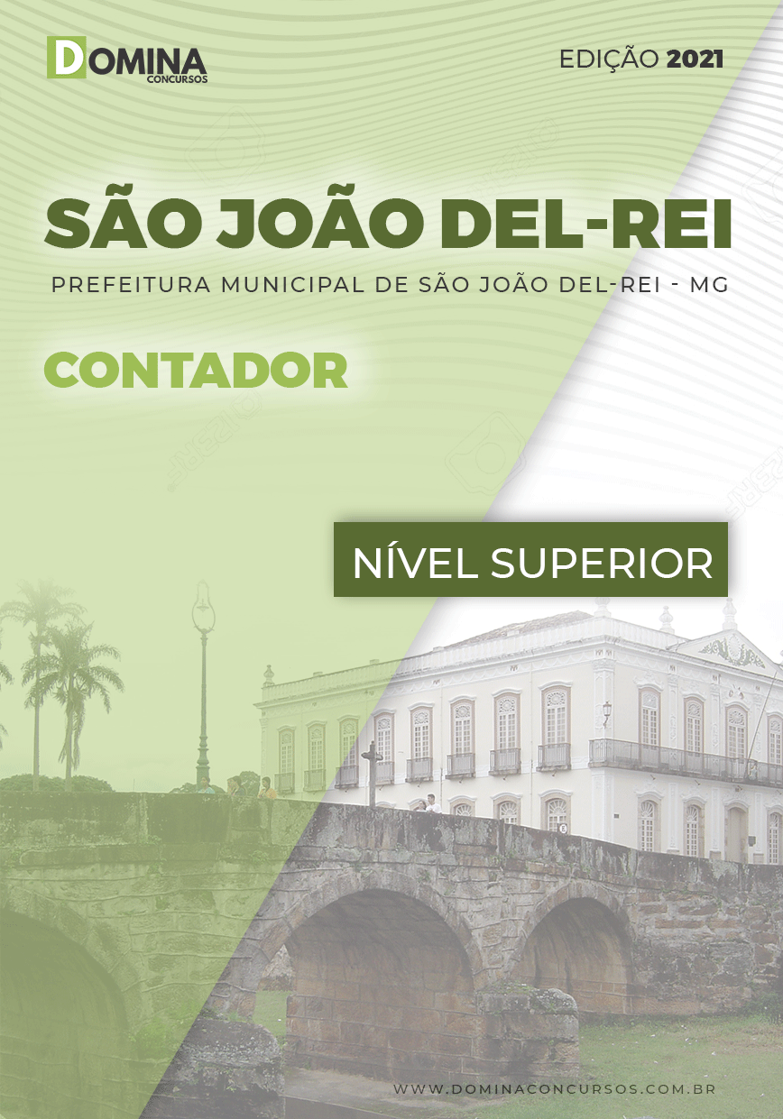 Apostila Concurso Pref São João Del Rei MG 2021 Contador