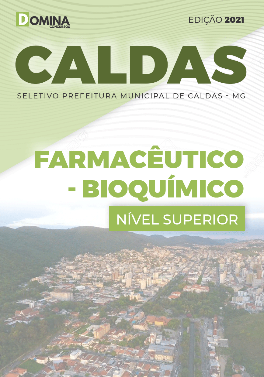 Apostila Seletivo Pref Caldas MG 2021 Farmacêutico Bioquímico