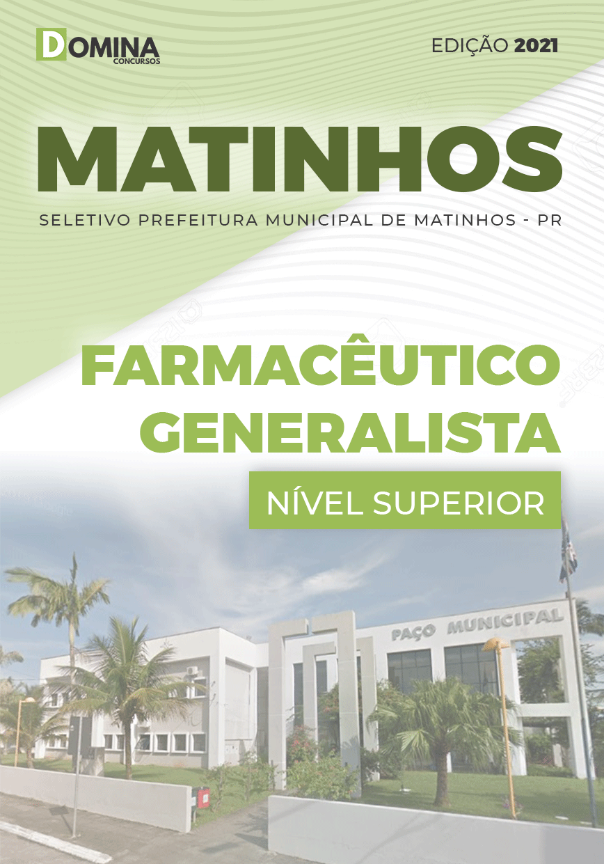 Apostila Seletivo Pref Matinhos PR 2021 Farmacêutico Generalista