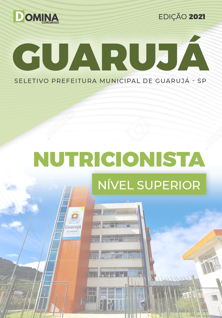 Apostila Processo Seletivo Pref Guarujá SP 2021 Nutricionista