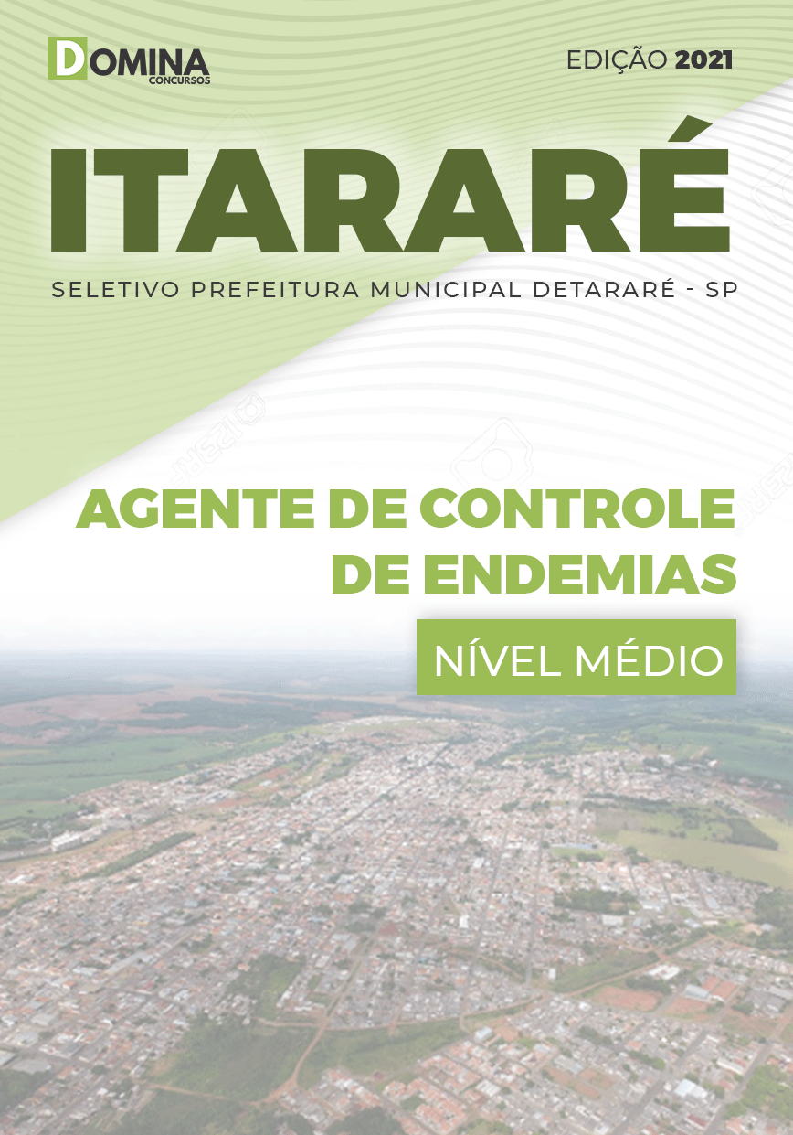 Apostila Prefeitura Itararé SP 2021 Agente Controle Endemias