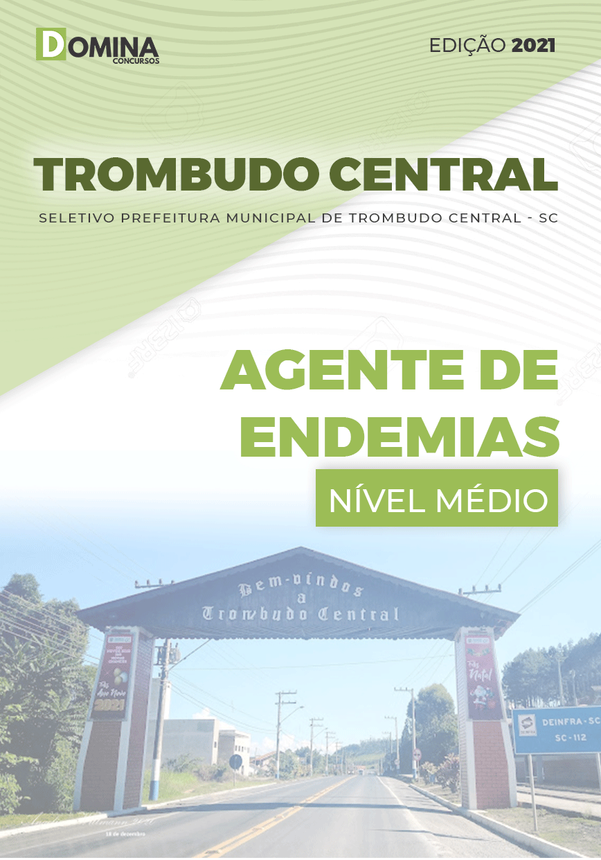 Apostila Pref Trombudo Central SC 2021 Agente de Endemias