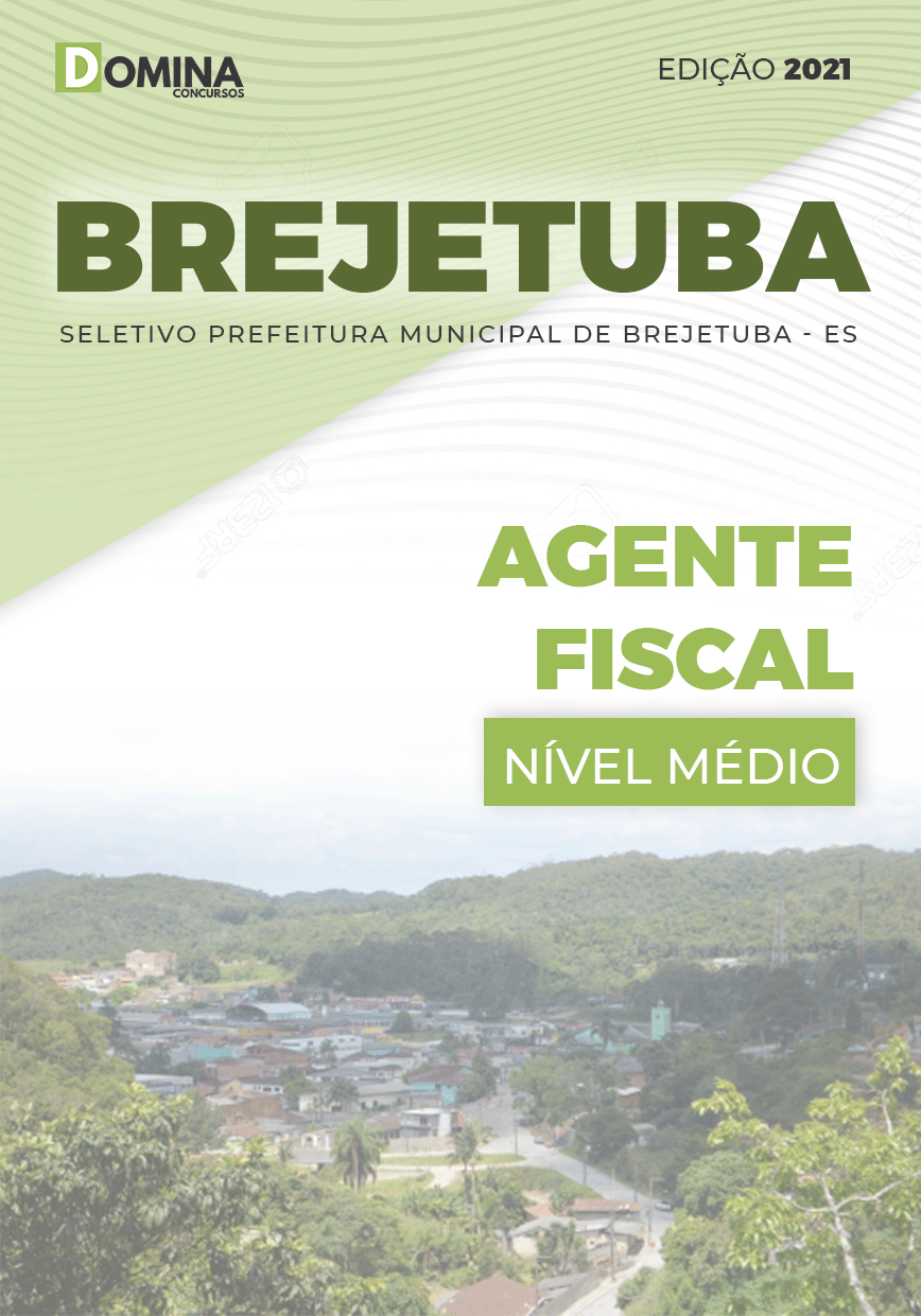 Apostila Processo Seletivo Pref Brejetuba ES 2021 Agente Fiscal