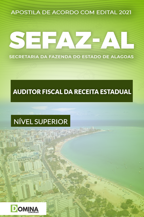 Provimento Efetivo Concursos - Apostila SEPLAG SEFAZ AL AUDITOR FISCAL  Receita Estadual Ano 2021