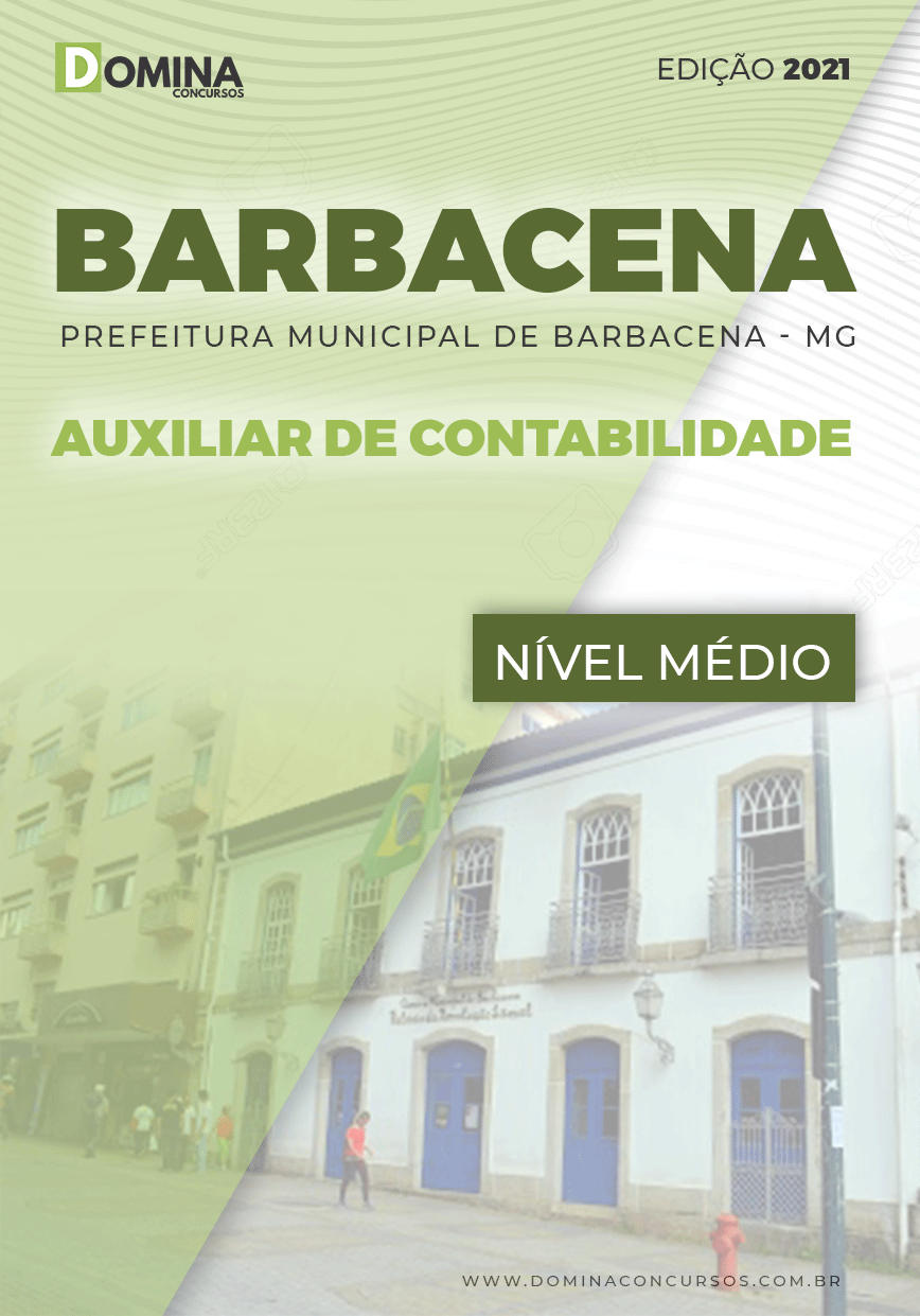 Apostila Câmara Barbacena MG 2021 Auxiliar de Contabilidade